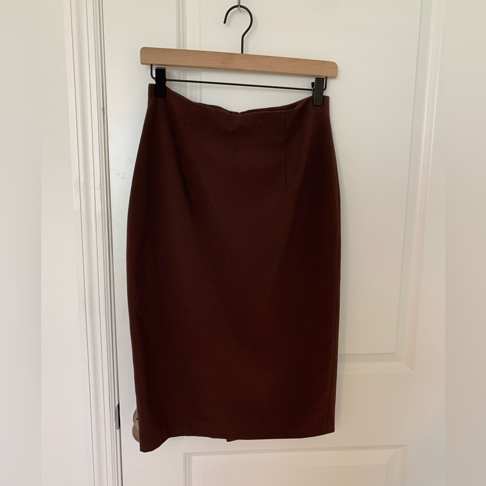 Vintage Newport News Chocolate Pencil Skirt